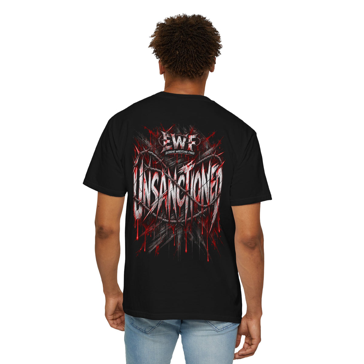 Extreme Wrestling Fans T-Shirt — "Unsanctioned" Graphic Tee