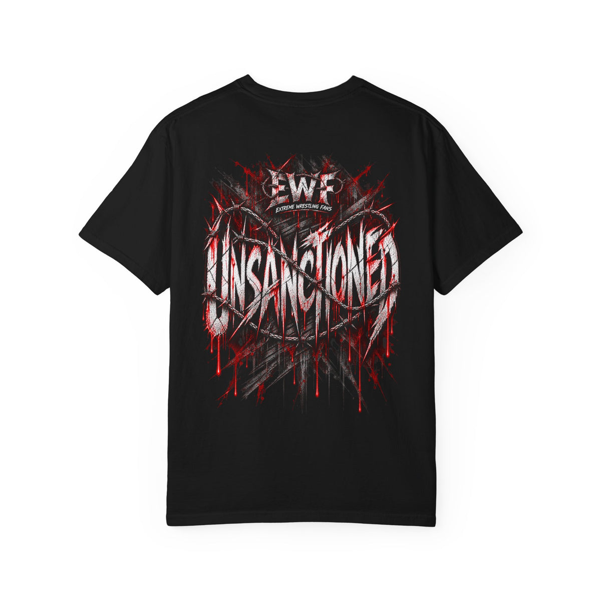 Extreme Wrestling Fans T-Shirt — "Unsanctioned" Graphic Tee