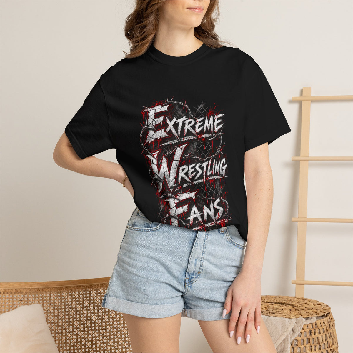 Extreme Wrestling Fans T-Shirt — "Unsanctioned" Graphic Tee