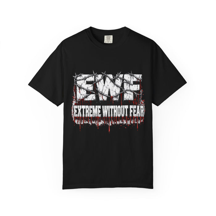 Extreme Without Fear T-Shirt — EWF Graphic Tee for Extreme Wrestling Fans & People Believe Extreme Is A Lifestyle Not A Choice